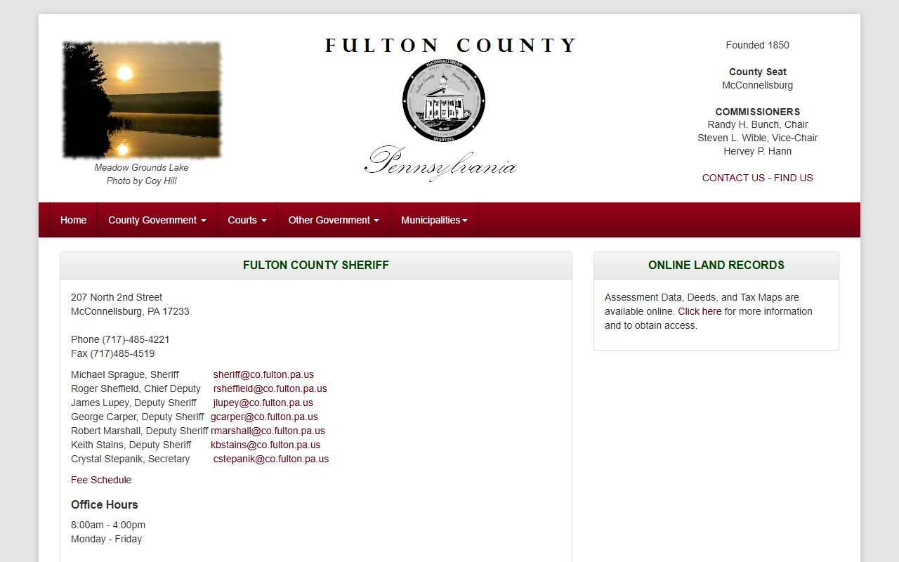Fulton County Sheriff office contact for custody routing